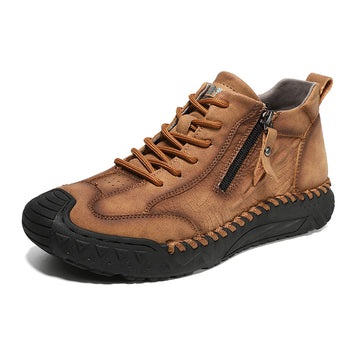 ⏰ Clearance Sale – 70% OFF 🔥 Men's Vintage Outdoor Work Boots – Handcrafted, Waterproof & Slip-Resistant