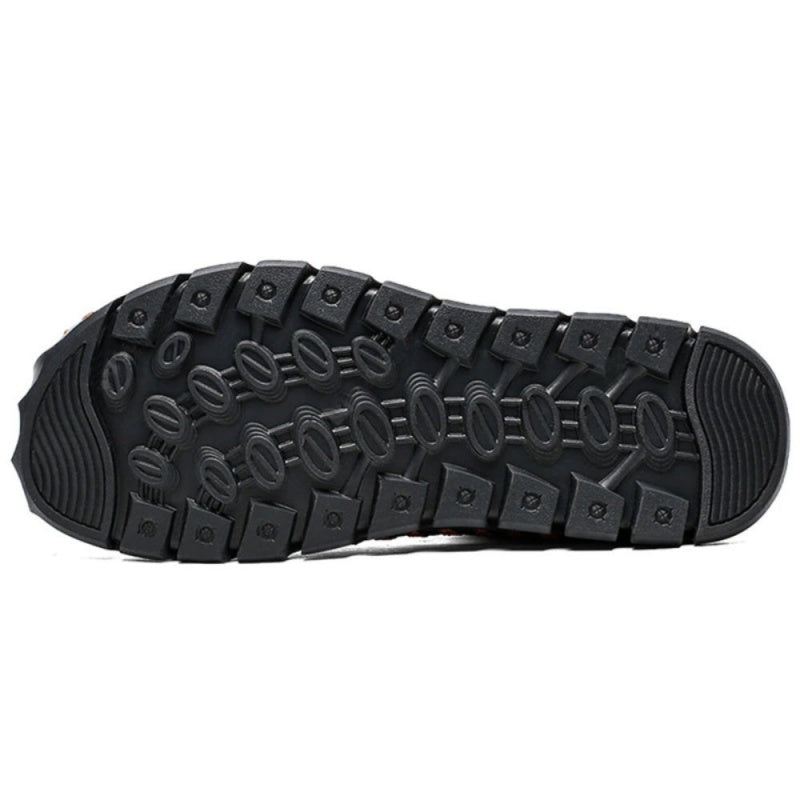 (⏰LAST DAY-70% OFF🔥)Men’s Handmade Full-Grain Leather Casual Outdoor Boots – Waterproof, Durable with Protective Toe, Wide Fit & Arch Support