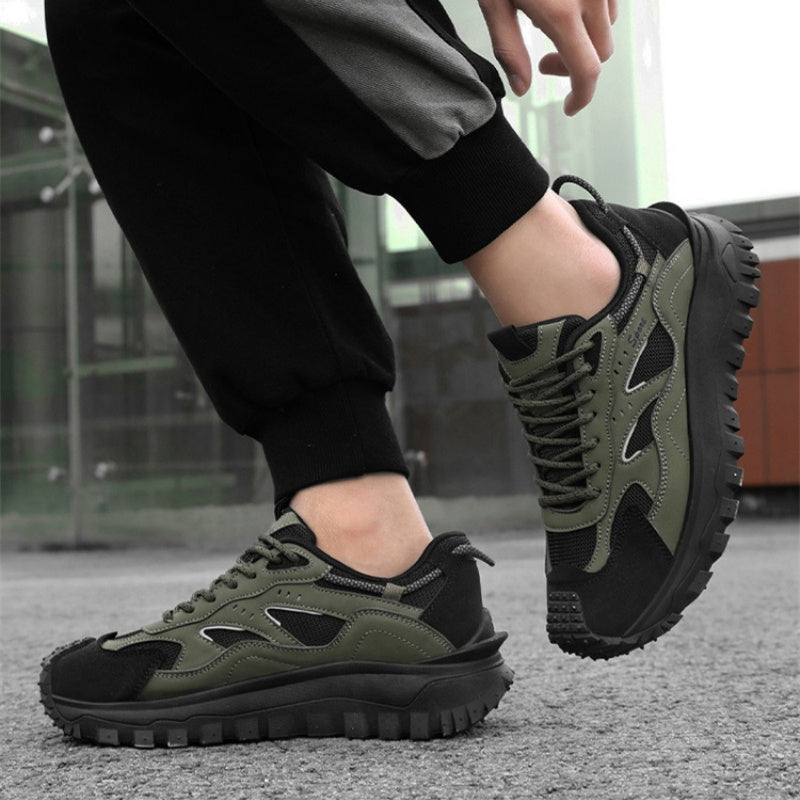 (⏰LAST DAY-70% OFF🛒)Men’s Outdoor Work Hiking Shoes – Waterproof, Shock Absorbing, Wide Toe, Smash & Puncture Resistant, Arch Support