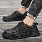 💥Last day of sale💥Men's Casual Comfortable Wear-Resistant Non-Slip Genuine Leather Hand-Sewn Futian Shoes