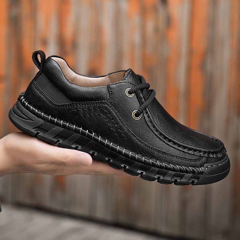 💥Last day of sale💥Men's Casual Comfortable Wear-Resistant Non-Slip Genuine Leather Hand-Sewn Futian Shoes