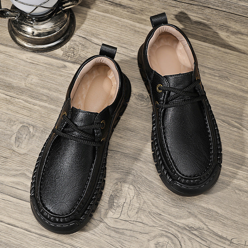 💥Last day of sale💥Men's Casual Comfortable Wear-Resistant Non-Slip Genuine Leather Hand-Sewn Futian Shoes