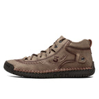 🚨70% Off! Limited Time Offer, While Supplies Last! 🚨Men's Outdoor Comfort Leather Arch Support Boots Non-slip Wear-resistant Driving Boots