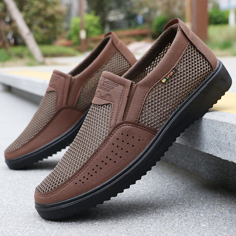 ⏰Last Day Deals 60% OFF🛒Men’s Comfortable Walking Shoes – Honeycomb Mesh, Soft Ergonomic Lining, Shock-Absorbing Sole, Non-Slip Rubber Outsole, Ideal for Bunion, Plantar Fasciitis & Diabetic Feet