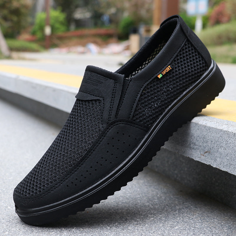 ⏰Last Day Deals 60% OFF🛒Men’s Comfortable Walking Shoes – Honeycomb Mesh, Soft Ergonomic Lining, Shock-Absorbing Sole, Non-Slip Rubber Outsole, Ideal for Bunion, Plantar Fasciitis & Diabetic Feet