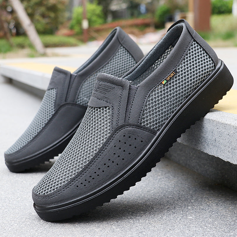 ⏰Last Day Deals 60% OFF🛒Men’s Comfortable Walking Shoes – Honeycomb Mesh, Soft Ergonomic Lining, Shock-Absorbing Sole, Non-Slip Rubber Outsole, Ideal for Bunion, Plantar Fasciitis & Diabetic Feet