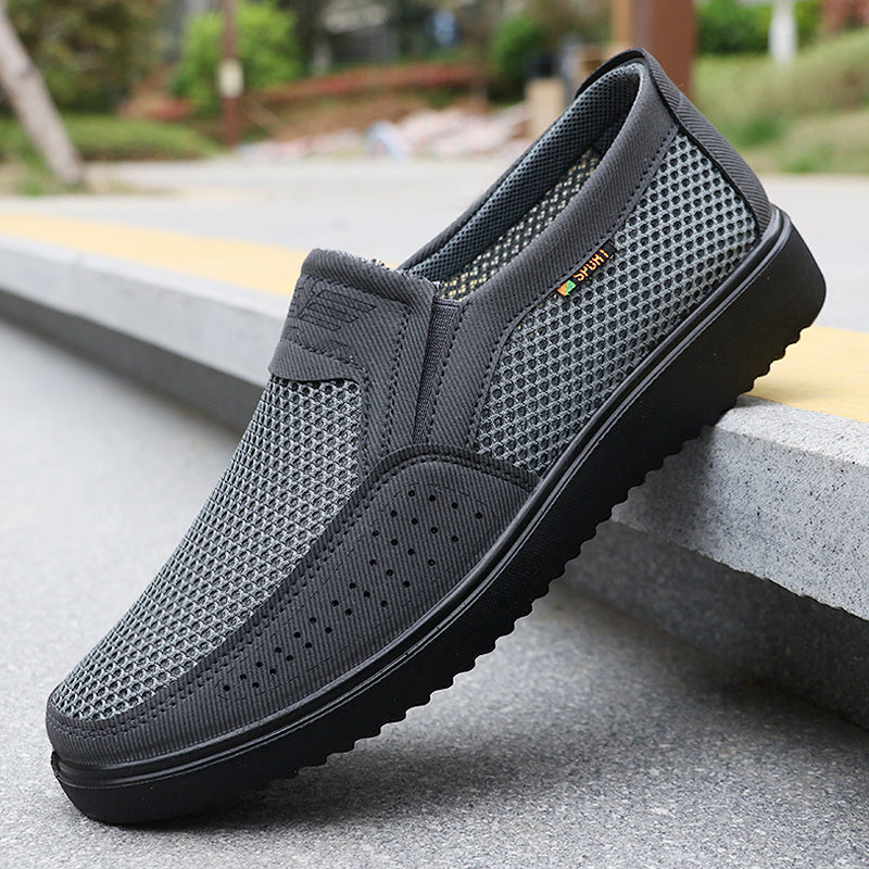 ⏰Last Day Deals 60% OFF🛒Men’s Comfortable Walking Shoes – Honeycomb Mesh, Soft Ergonomic Lining, Shock-Absorbing Sole, Non-Slip Rubber Outsole, Ideal for Bunion, Plantar Fasciitis & Diabetic Feet