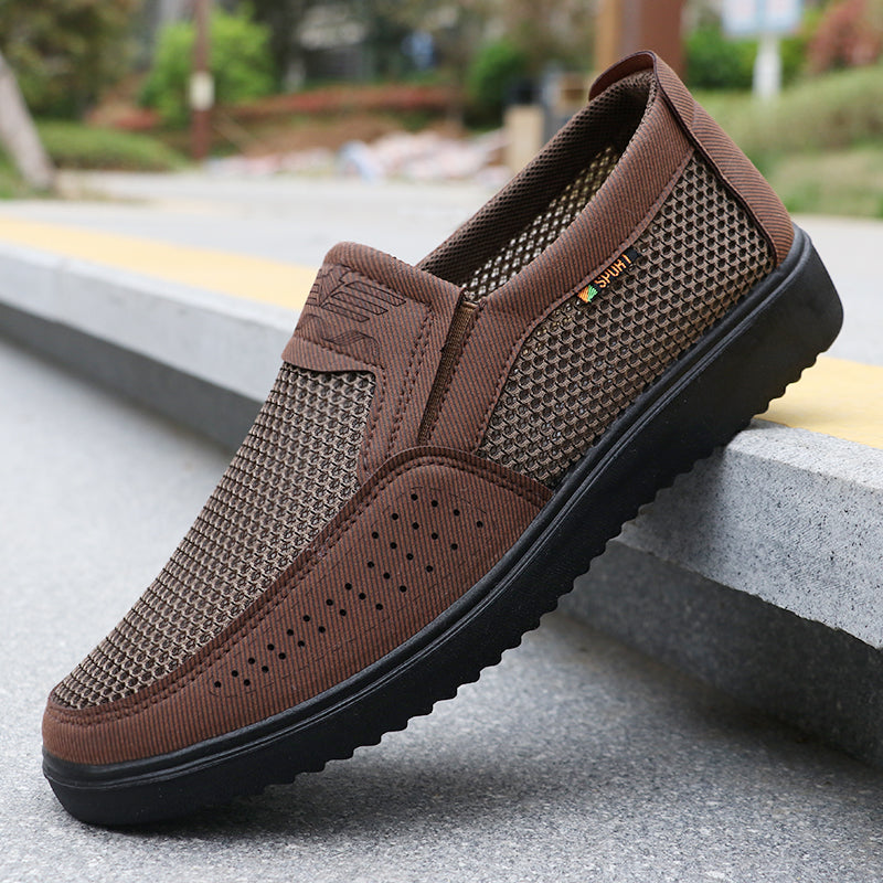 ⏰Last Day Deals 60% OFF🛒Men’s Comfortable Walking Shoes – Honeycomb Mesh, Soft Ergonomic Lining, Shock-Absorbing Sole, Non-Slip Rubber Outsole, Ideal for Bunion, Plantar Fasciitis & Diabetic Feet