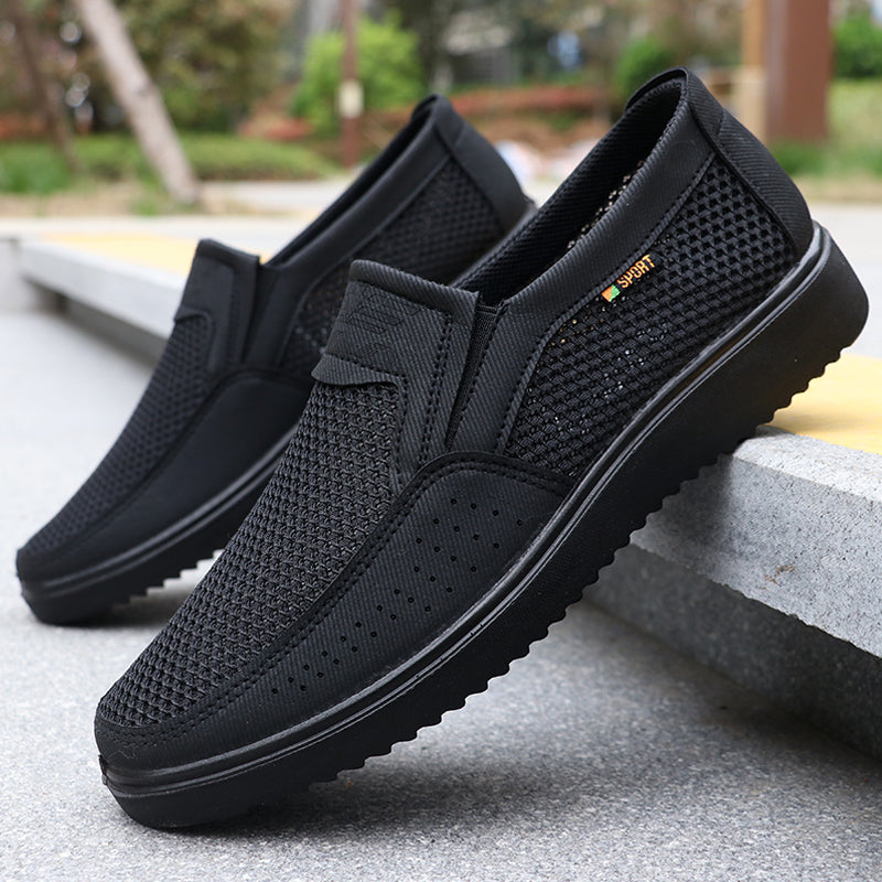 ⏰Last Day Deals 60% OFF🛒Men’s Comfortable Walking Shoes – Honeycomb Mesh, Soft Ergonomic Lining, Shock-Absorbing Sole, Non-Slip Rubber Outsole, Ideal for Bunion, Plantar Fasciitis & Diabetic Feet