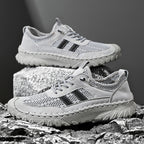 ⏰Limited Time 50% OFF🛒  Men's Slip-On Orthopedic Leather Hiking Shoes – Breathable Mesh, Durable Rubber Sole, Lightweight & Supportive