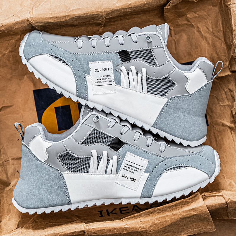 ⏰Limited Time Sale 50% OFF🛒 Men’s Wide Slip-On Walking Sneakers with Arch Support & Height Boost, All-Season Outdoor Comfort