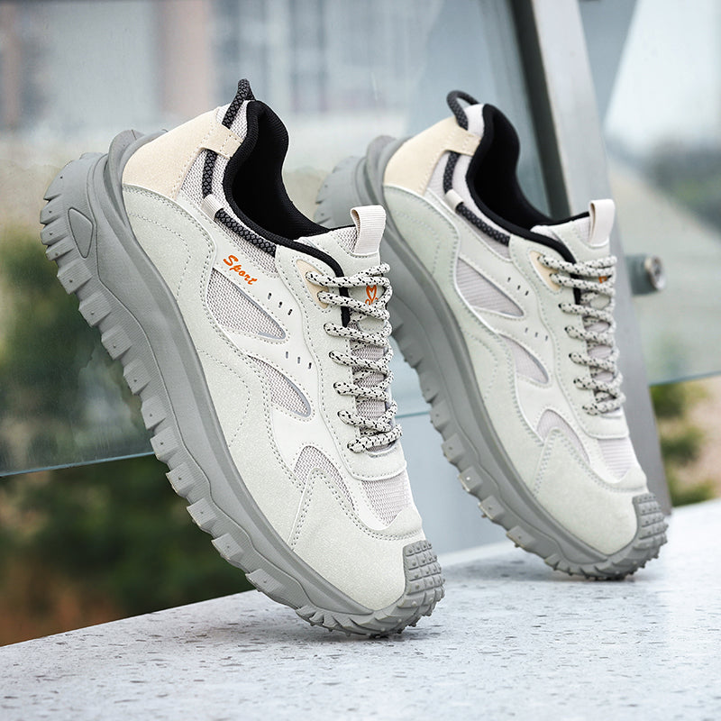 (⏰LAST DAY-70% OFF🛒)Men’s Outdoor Work Hiking Shoes – Waterproof, Shock Absorbing, Wide Toe, Smash & Puncture Resistant, Arch Support