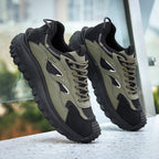 (⏰LAST DAY-70% OFF🛒)Men’s Outdoor Work Hiking Shoes – Waterproof, Shock Absorbing, Wide Toe, Smash & Puncture Resistant, Arch Support