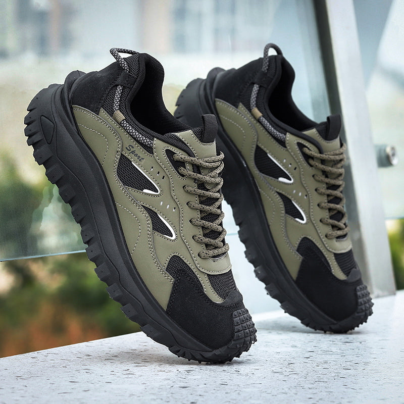 (⏰LAST DAY-70% OFF🛒)Men’s Outdoor Work Hiking Shoes – Waterproof, Shock Absorbing, Wide Toe, Smash & Puncture Resistant, Arch Support