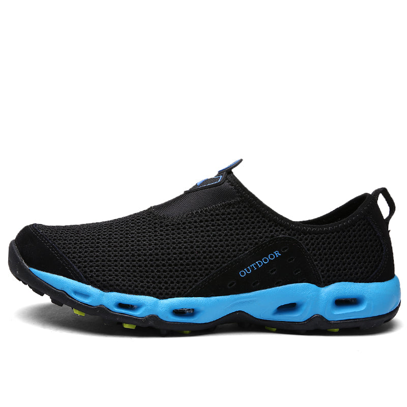 💥 Summer Sale💥 Men’s Lightweight Slip-On Barefoot Water Shoes – Breathable Mesh, Quick-Dry, Anti-Slip for Hiking & Outdoors