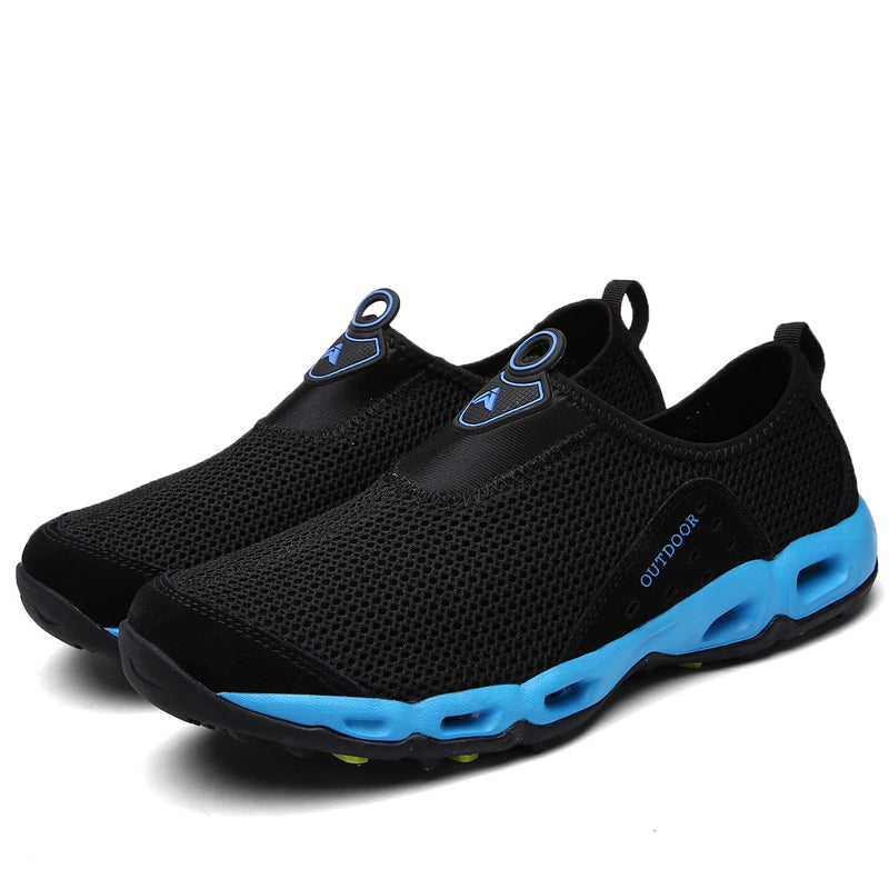 💥 Summer Sale💥 Men’s Lightweight Slip-On Barefoot Water Shoes – Breathable Mesh, Quick-Dry, Anti-Slip for Hiking & Outdoors