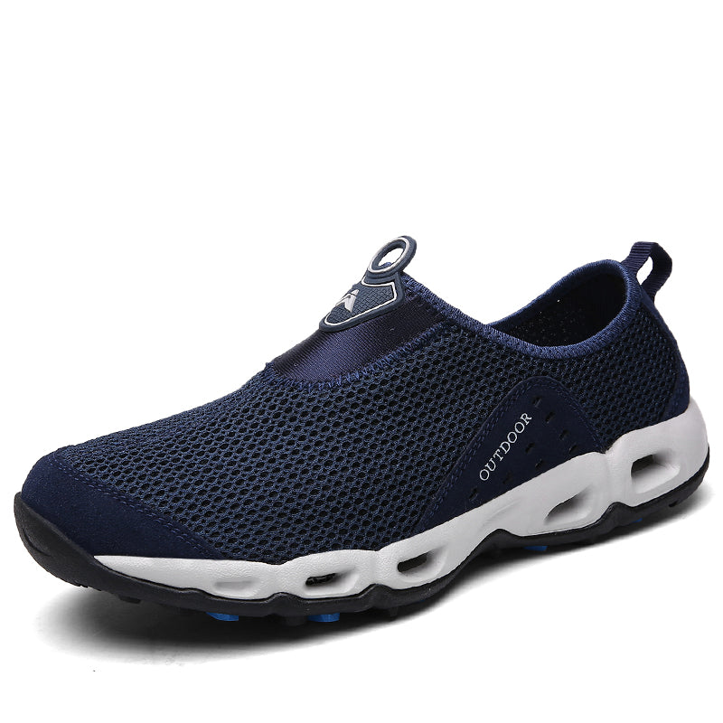 💥 Summer Sale💥 Men’s Lightweight Slip-On Barefoot Water Shoes – Breathable Mesh, Quick-Dry, Anti-Slip for Hiking & Outdoors
