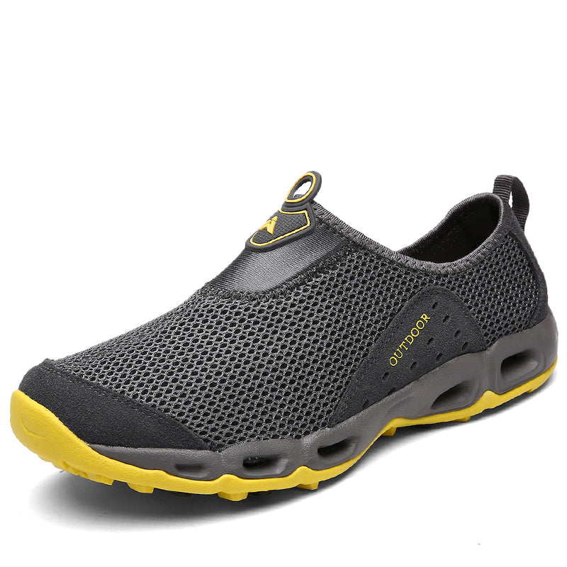💥 Summer Sale💥 Men’s Lightweight Slip-On Barefoot Water Shoes – Breathable Mesh, Quick-Dry, Anti-Slip for Hiking & Outdoors