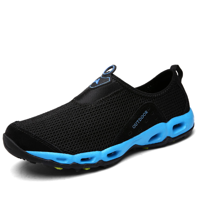 💥 Summer Sale💥 Men’s Lightweight Slip-On Barefoot Water Shoes – Breathable Mesh, Quick-Dry, Anti-Slip for Hiking & Outdoors