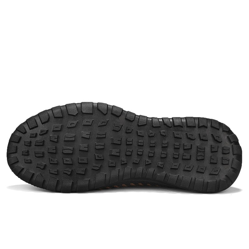 ⏰Limited Time 60% OFF🛒 Men's Breathable Mesh Walking Shoes – Lightweight & Quick-Dry, Supportive Leather Loafers