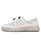 ⏰Limited Time 60% OFF🛒 Men's Breathable Mesh Walking Shoes – Lightweight & Quick-Dry, Supportive Leather Loafers