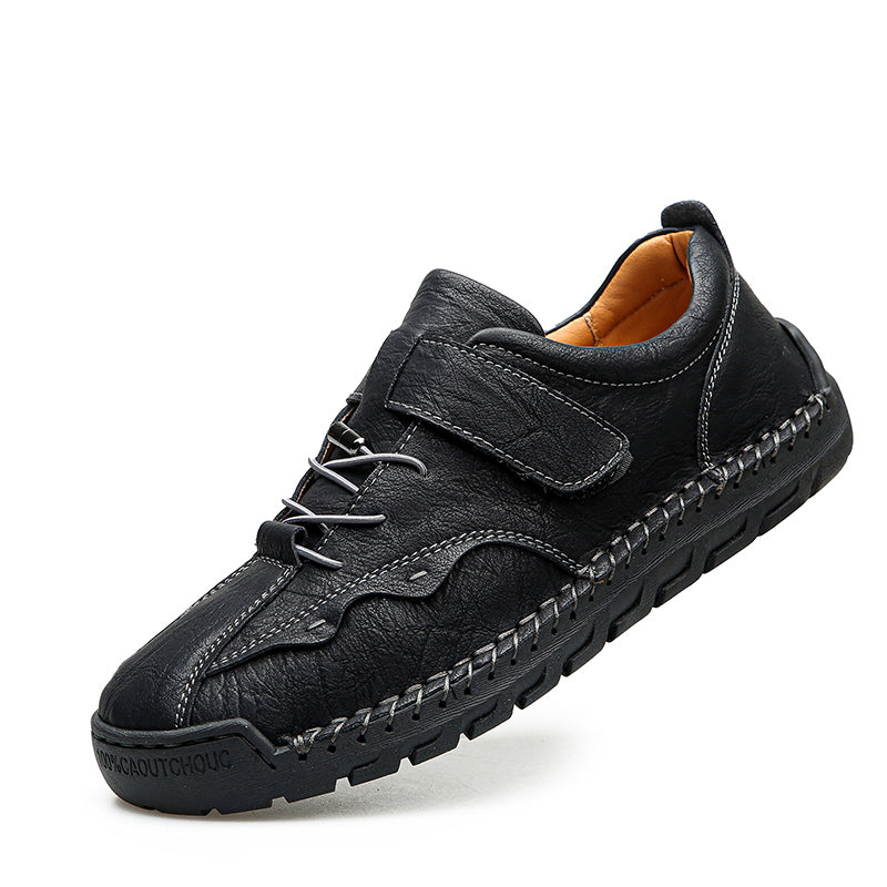 (⏰LAST DAY-70% OFF🛒)Men's Hand-Stitched Outdoor Work Shoes – Premium Cowhide Upper, Breathable, Arch Support, Soft Lining, Anti-Collision Toe, Shock-Absorbing Non-Slip Sole
