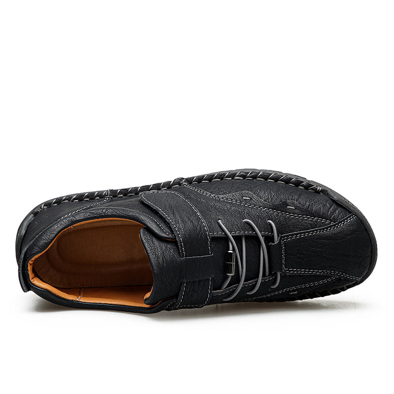 (⏰LAST DAY-70% OFF🛒)Men's Hand-Stitched Outdoor Work Shoes – Premium Cowhide Upper, Breathable, Arch Support, Soft Lining, Anti-Collision Toe, Shock-Absorbing Non-Slip Sole