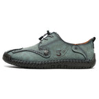 (🎁Free Orthotic Insoles🔥)Men’s Genuine Leather Outdoor Loafers – Waterproof Slip-On Hiking Shoes with Anti-Slip Sole & Breathable Comfort