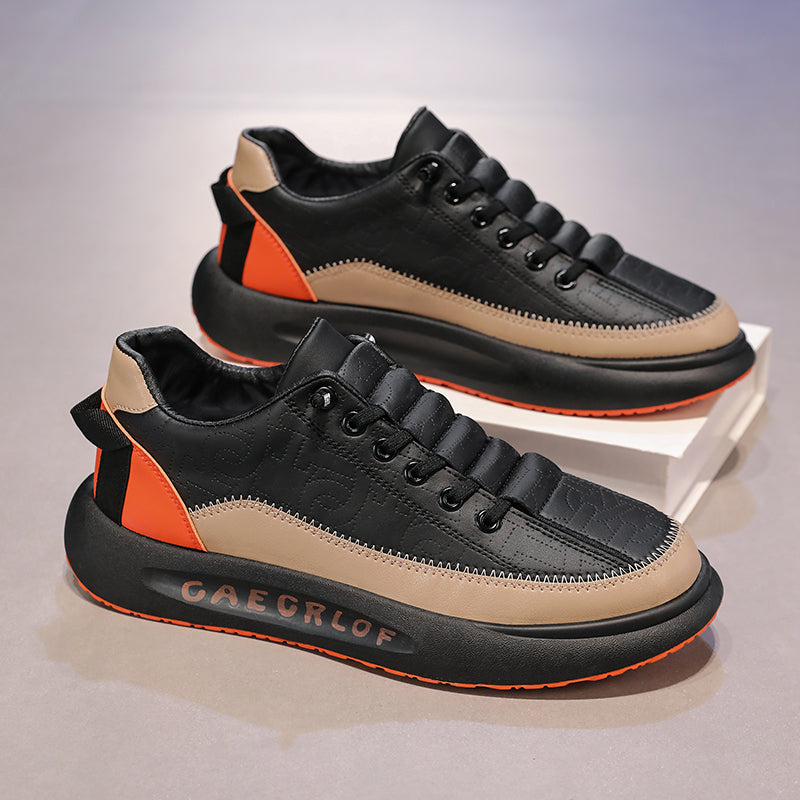 ⏰LIMITED TIME 50% OFF🛒 Men's Fashion Slip-On Sneakers – Color Block Design, Orthopedic Arch Support, Lightweight for Everyday Comfort