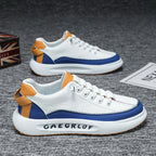 ⏰LIMITED TIME 50% OFF🛒 Men's Fashion Slip-On Sneakers – Color Block Design, Orthopedic Arch Support, Lightweight for Everyday Comfort