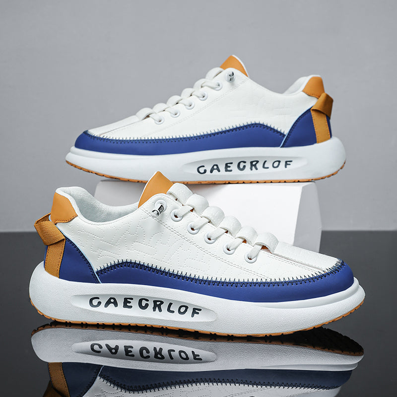 ⏰LIMITED TIME 50% OFF🛒 Men's Fashion Slip-On Sneakers – Color Block Design, Orthopedic Arch Support, Lightweight for Everyday Comfort