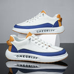 ⏰LIMITED TIME 50% OFF🛒 Men's Fashion Slip-On Sneakers – Color Block Design, Orthopedic Arch Support, Lightweight for Everyday Comfort