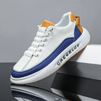 ⏰LIMITED TIME 50% OFF🛒 Men's Fashion Slip-On Sneakers – Color Block Design, Orthopedic Arch Support, Lightweight for Everyday Comfort