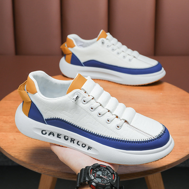 ⏰LIMITED TIME 50% OFF🛒 Men's Fashion Slip-On Sneakers – Color Block Design, Orthopedic Arch Support, Lightweight for Everyday Comfort