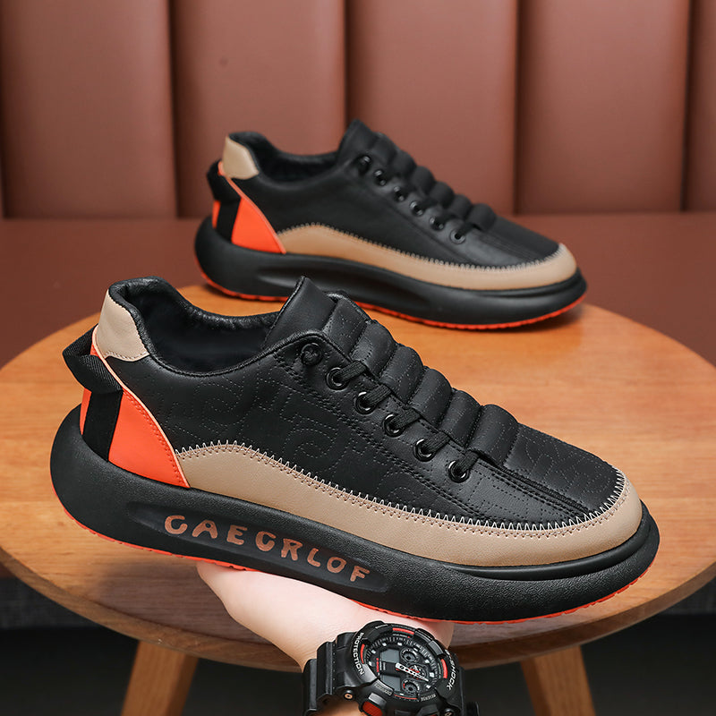 ⏰LIMITED TIME 50% OFF🛒 Men's Fashion Slip-On Sneakers – Color Block Design, Orthopedic Arch Support, Lightweight for Everyday Comfort