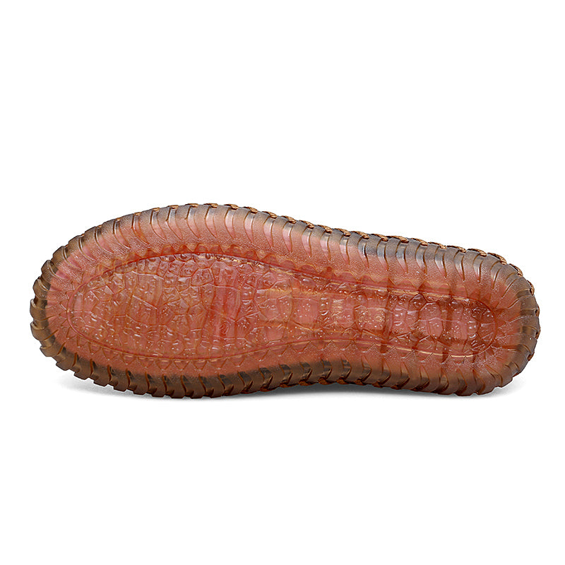 ⏰LIMITED TIME – 65% OFF🛒 Men's Premium Hand-Sewn Leather Loafers – Soft, Orthopedic Support, Lightweight, Built for All-Day Comfort