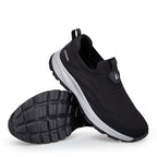 ⏰LAST DAY - 50% OFF🛒 Men's Orthopedic Slip-On Knit Sneakers  – Breathable Mesh Comfort Walking Shoes, Lightweight & Supportive, Easy On/Off Casual Shoes for All-Day Pain Relief