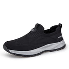 ⏰LAST DAY - 50% OFF🛒 Men's Orthopedic Slip-On Knit Sneakers  – Breathable Mesh Comfort Walking Shoes, Lightweight & Supportive, Easy On/Off Casual Shoes for All-Day Pain Relief