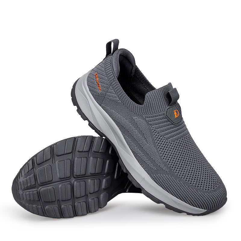 ⏰LAST DAY - 50% OFF🛒 Men's Orthopedic Slip-On Knit Sneakers  – Breathable Mesh Comfort Walking Shoes, Lightweight & Supportive, Easy On/Off Casual Shoes for All-Day Pain Relief