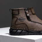 (⏰Clearance Sale-70%OFF🔥)Men's Waterproof Mountaineering & Work Boots – Anti-Collision Toe, Shock-Absorbing, Wear-Resistant Sole, Breathable & Supportive Hiking Shoes for Rugged Trails, Outdoor Adventures & Heavy-Duty Work