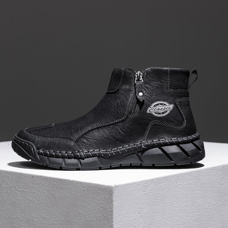 (⏰Clearance Sale-70%OFF🔥)Men's Waterproof Mountaineering & Work Boots – Anti-Collision Toe, Shock-Absorbing, Wear-Resistant Sole, Breathable & Supportive Hiking Shoes for Rugged Trails, Outdoor Adventures & Heavy-Duty Work