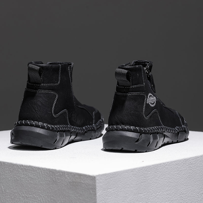 (⏰Clearance Sale-70%OFF🔥)Men's Waterproof Mountaineering & Work Boots – Anti-Collision Toe, Shock-Absorbing, Wear-Resistant Sole, Breathable & Supportive Hiking Shoes for Rugged Trails, Outdoor Adventures & Heavy-Duty Work