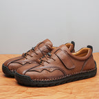 (⏰LAST DAY-70% OFF🛒)Men's Hand-Stitched Outdoor Work Shoes – Premium Cowhide Upper, Breathable, Arch Support, Soft Lining, Anti-Collision Toe, Shock-Absorbing Non-Slip Sole