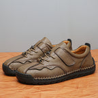 (⏰LAST DAY-70% OFF🛒)Men's Hand-Stitched Outdoor Work Shoes – Premium Cowhide Upper, Breathable, Arch Support, Soft Lining, Anti-Collision Toe, Shock-Absorbing Non-Slip Sole