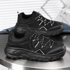 ⛰️LAST DAY 50% OFF🛒Men’s Waterproof Leather Hiking Boots – Arch Support, 2" Thick & Wide Sole for Extra Height and Stability, Protective Toe, Non-Slip Grip, Breathable Comfort for Outdoor Adventures