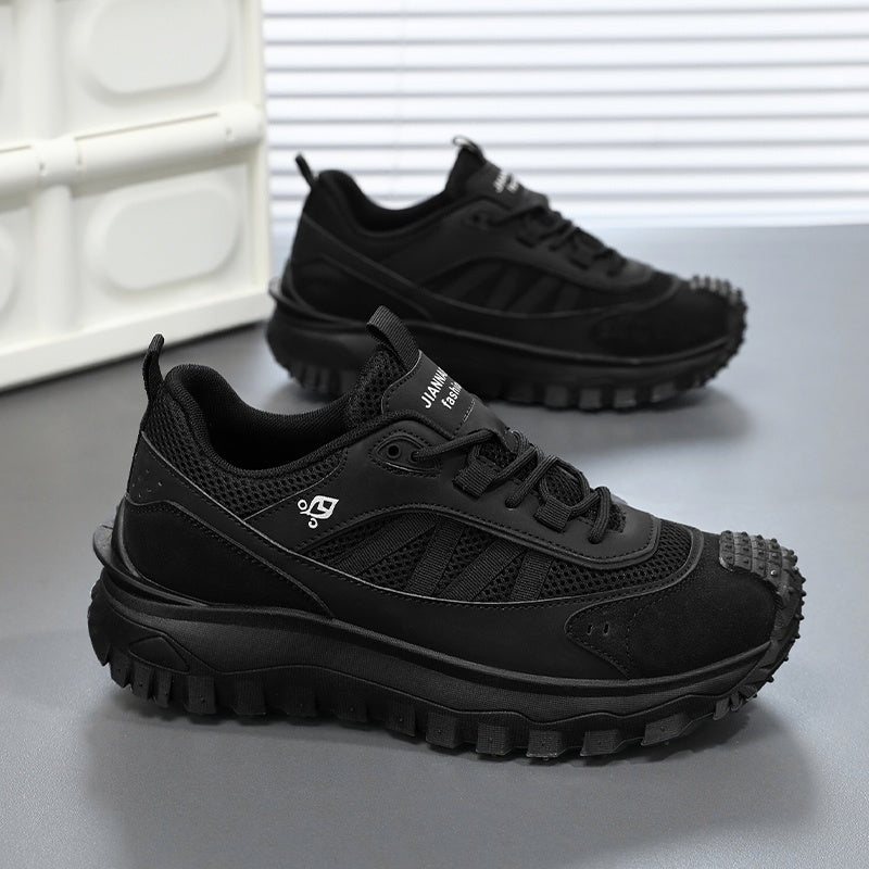 (⏰LAST DAY-70% OFF🛒)Men’s Work Hiking Shoes – Waterproof, Shock Absorbing Sole, Puncture & Smash Resistant, Wide Toe, Arch Support for Comfort and Durability