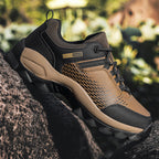 (⏰Limited Time Sale 70% OFF) Men's Wear Resistant Waterproof Non-slip Anti-skid Anti-puncture Hiking Shoes Orthopedic Wide Toe Arch Support Walking Shoes