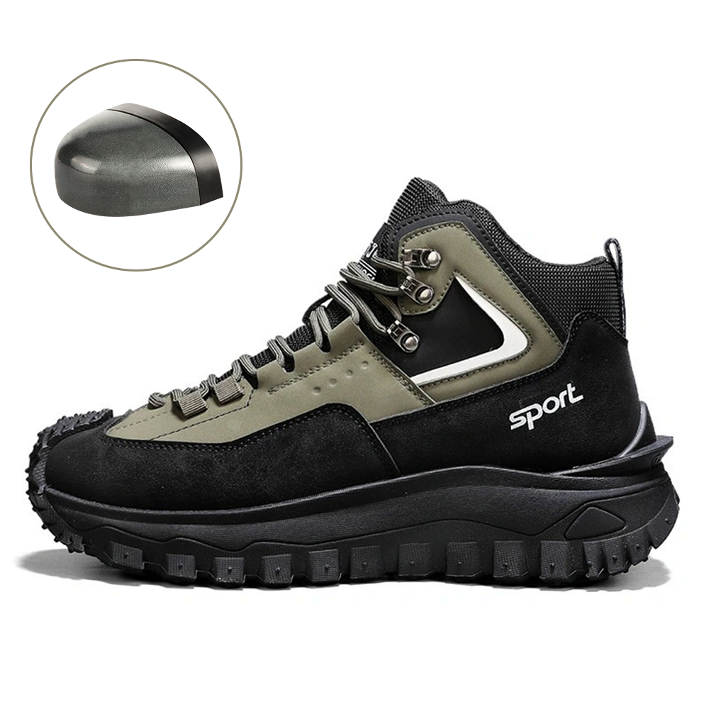 ⏰LAST DAY-70% OFF🛒Men's Outdoor Work & Hiking Boots – Waterproof, Non-Slip, Puncture & Smash-Proof, Arch Support, Wide Toe for All-Day Comfort