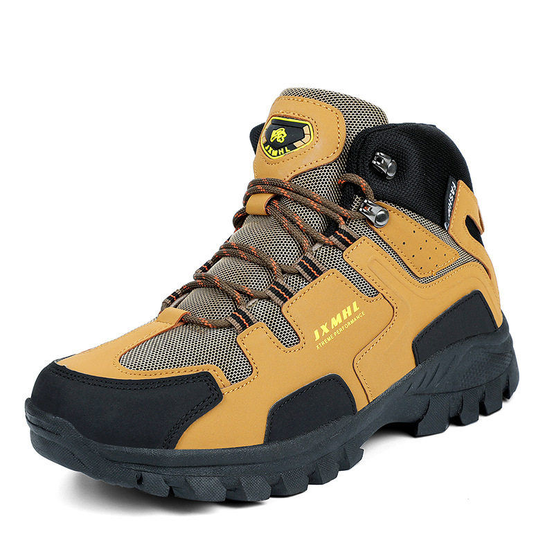 ⏰LAST DAY-70%OFF🛒Men's Professional Hiking Boots – Waterproof Mountain Boots with Reinforced Ankle Support, Shock-Absorbing Sole, Built for Climbing & Harsh Terrain