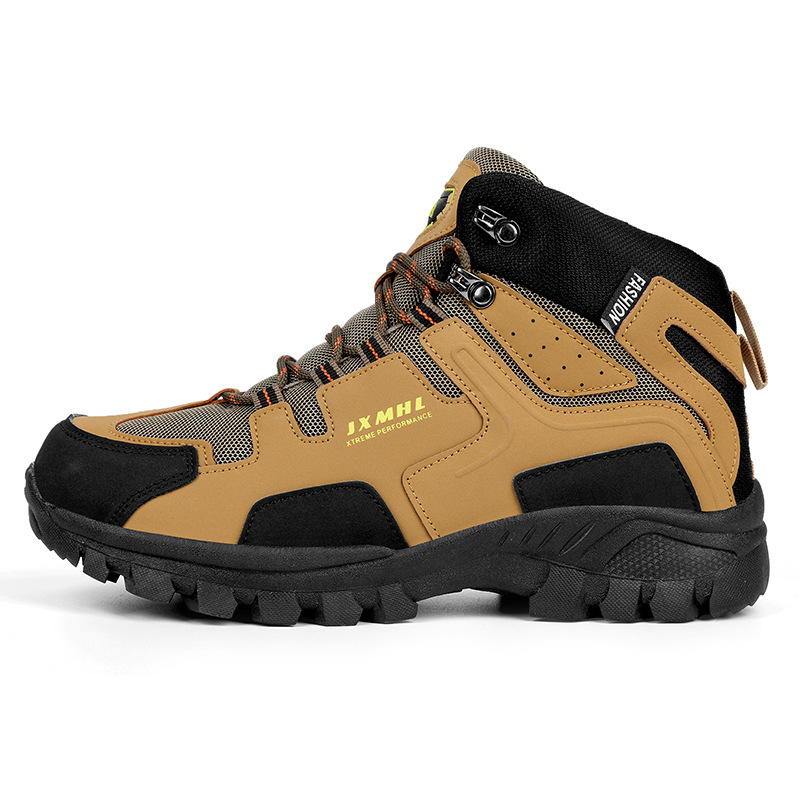 ⏰LAST DAY-70%OFF🛒Men's Professional Hiking Boots – Waterproof Mountain Boots with Reinforced Ankle Support, Shock-Absorbing Sole, Built for Climbing & Harsh Terrain
